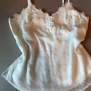 White Lace Tank